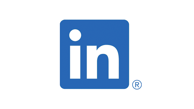 linkedin channel icon, links to my linkedin